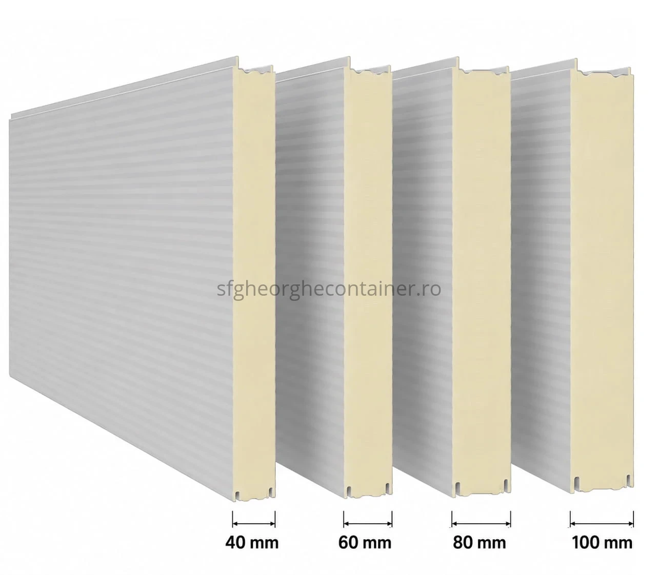 Alege optional grosime pereti exteriori container grosime panouri sandwich container